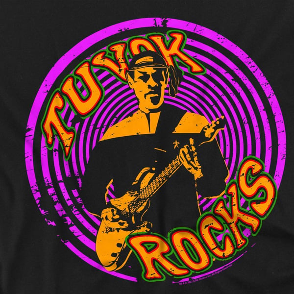Star Trek Voyager Miesten Rocks Tuvok T-paita