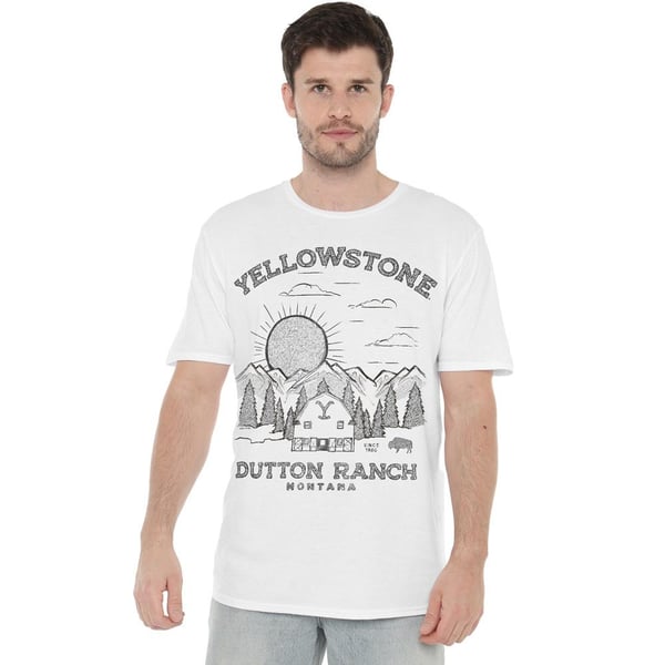 Yellowstone Mens Dutton Ranch Sunrise T-Shirt