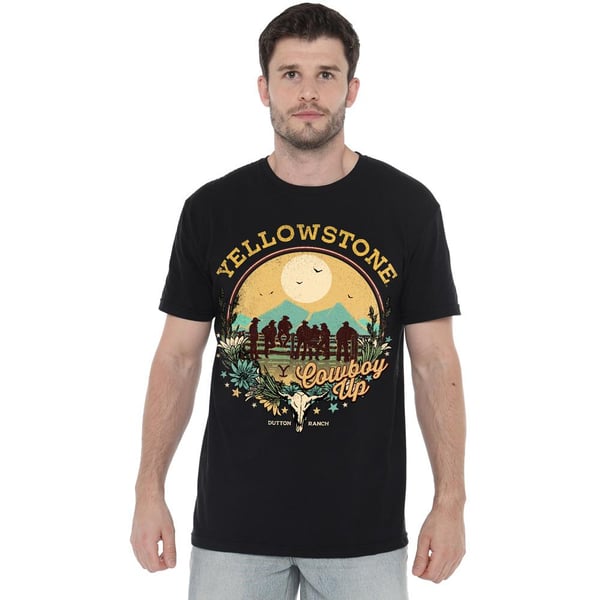 Yellowstone Mens Cowboy Up T-Shirt