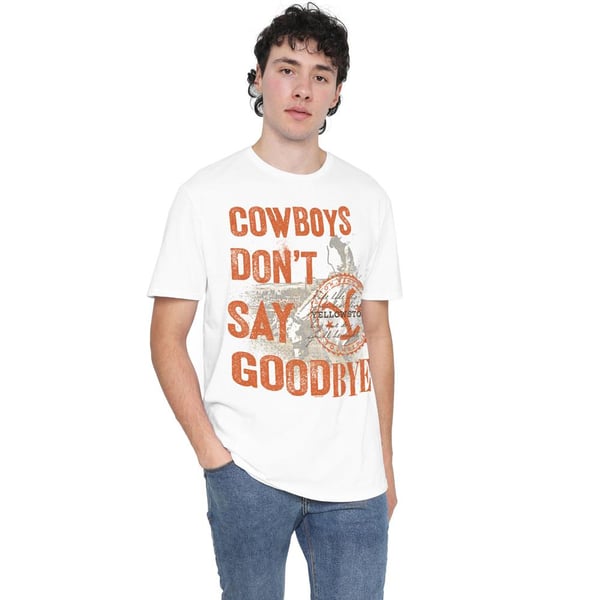Yellowstone Mens Cowboys Don´t Say Goodbye T-Shirt
