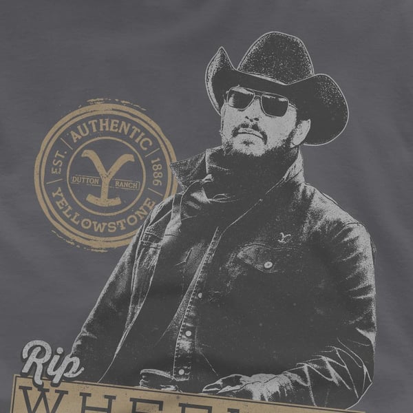 Yellowstone Miesten Rip Wheeler T-paita