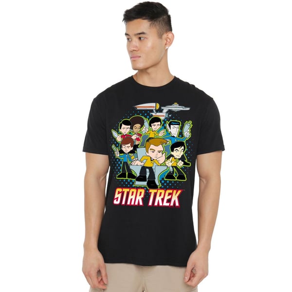Star Trek Quogs Miesten Collage T-paita