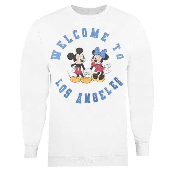 Disney Womens/Ladies Los Angeles Mickey & Minnie Mouse Sweatshirt