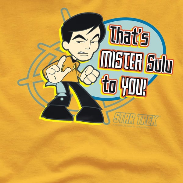 Star Trek Quogs Miesten Mr Sulu to You T-paita