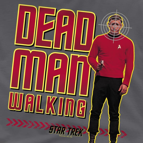 Star Trek Miesten Dead Man Walking T-paita