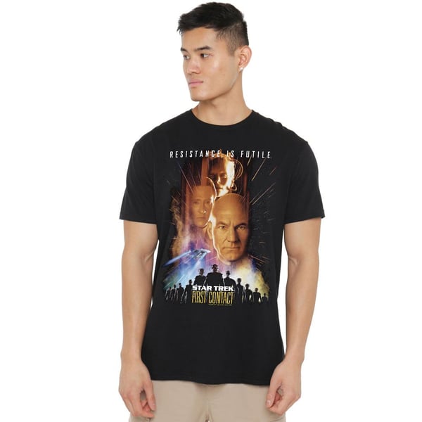 Star Trek Miesten First Contact T-paita