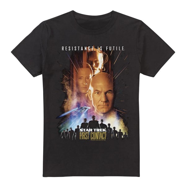 Star Trek Miesten First Contact T-paita