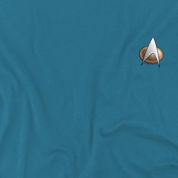 Star Trek Mens The Next Generation Science Emblem T-Shirt