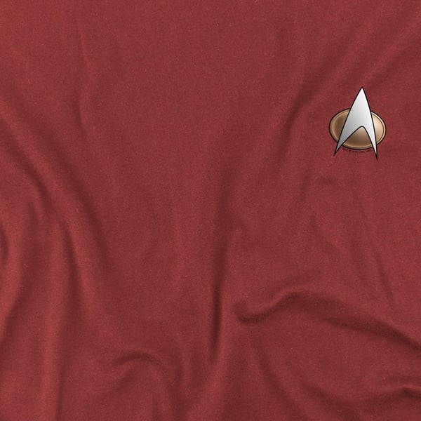 Star Trek Herr The Next Generation Command Emblem T-shirt