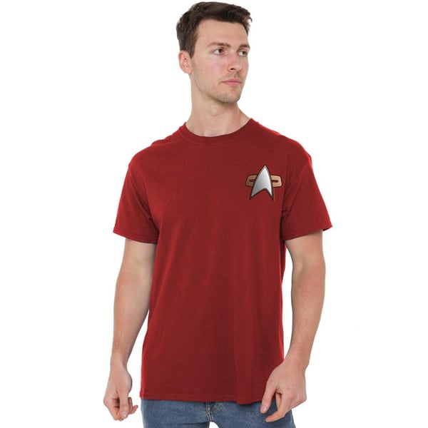 Star Trek Miesten Deep Space Nine Command -tunnus T-paita