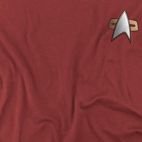 Star Trek Miesten Deep Space Nine Command -tunnus T-paita