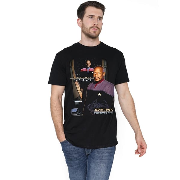Star Trek Miesten Kapteeni Sisko T-paita