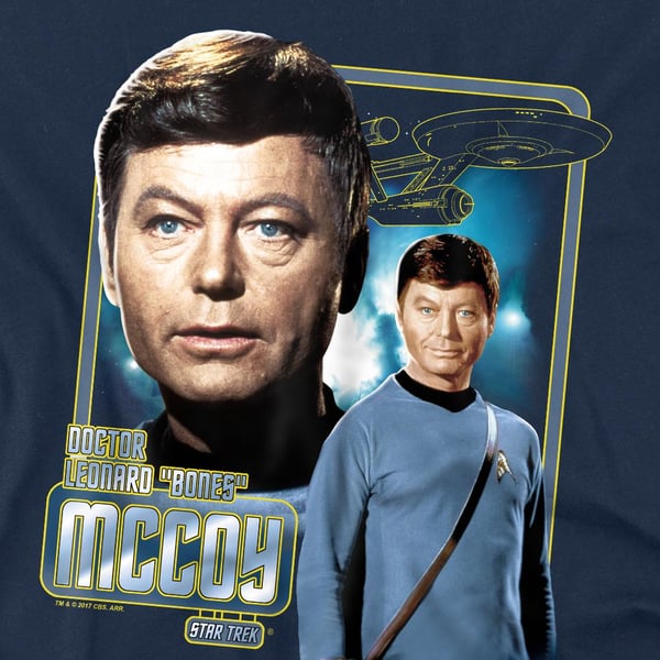 Star Trek Miesten Leonard McCoy T-paita
