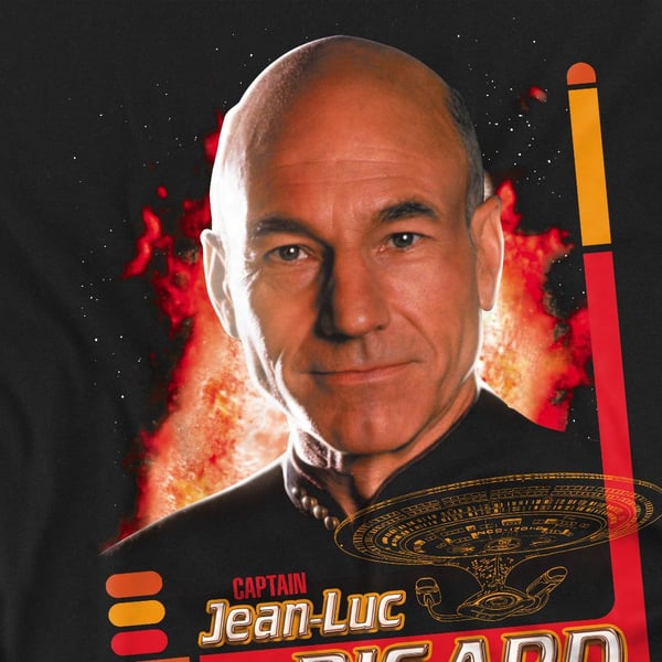 Star Trek Miesten Jean-Luc Picard T-paita