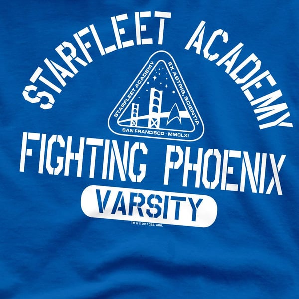 Star Trek Mens Varsity T-Shirt