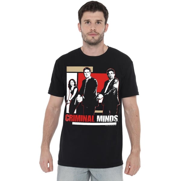 Criminal Minds Miesten Guns Drawn T-paita