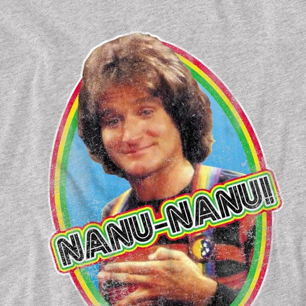 Mork And Mindy Miesten Nanu Nanu T-paita