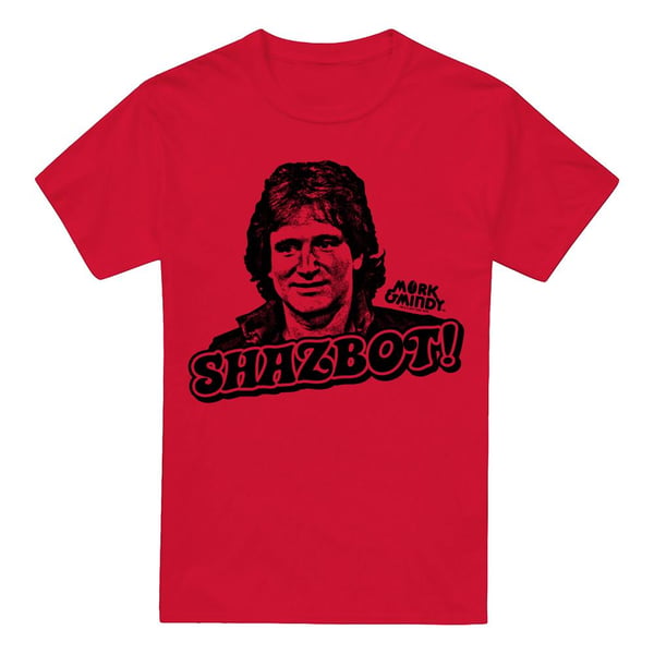 Mork And Mindy Mens Shazbot T-Shirt
