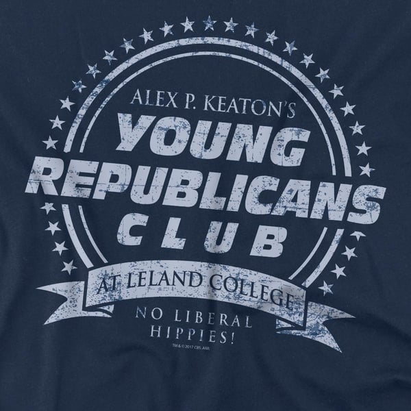 Family Ties Miesten Young Republicans Club T-paita