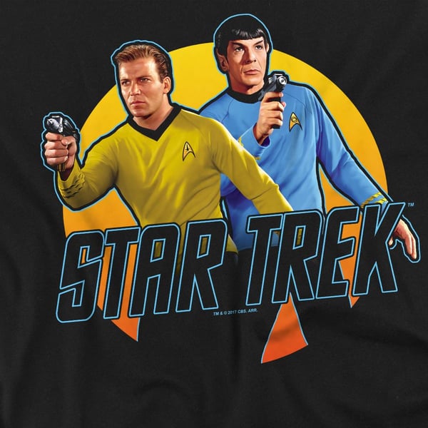 Star Trek Miesten Phasers Ready T-paita
