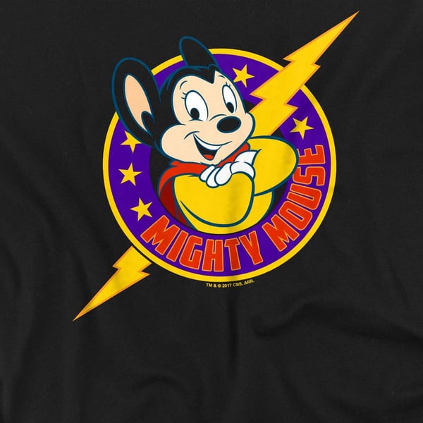 Mighty Mouse Miesten Mighty Hero T-paita