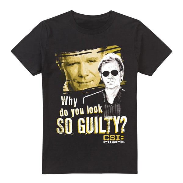 CSI: Miami Mens So Guilty T-Shirt