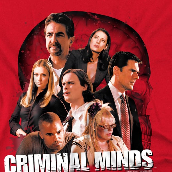 Criminal Minds Miesten Brain Trust T-paita