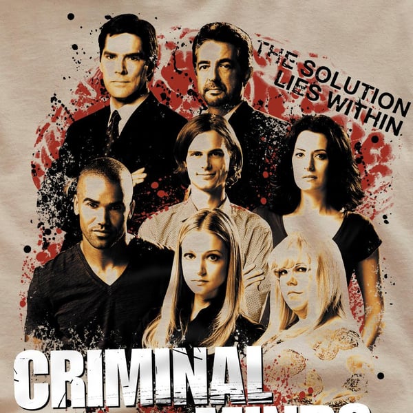 Criminal Minds Mens Solution Lies Within T-Shirt