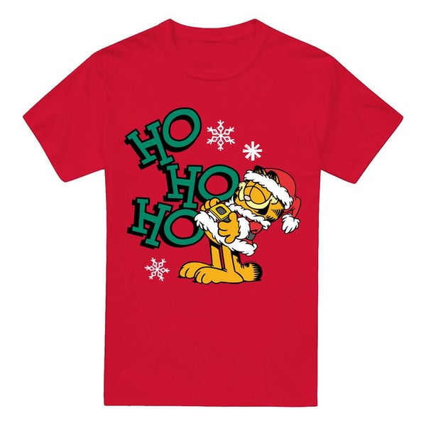 Garfield Herre Ho Ho Ho Ho Ho jule T-shirt Garfield Herre Ho Ho Ho Ho Ho jule T-shirt