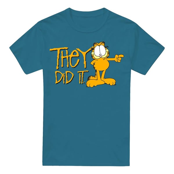 Garfield miesten They Did It -T-paita