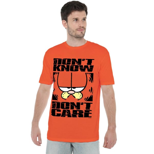 Garfield Miesten Don´t Know Don´t Care T-paita