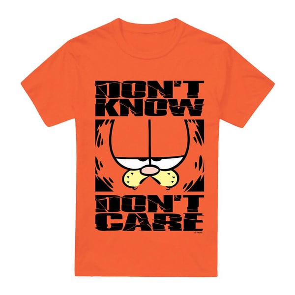 Garfield Miesten Don´t Know Don´t Care T-paita