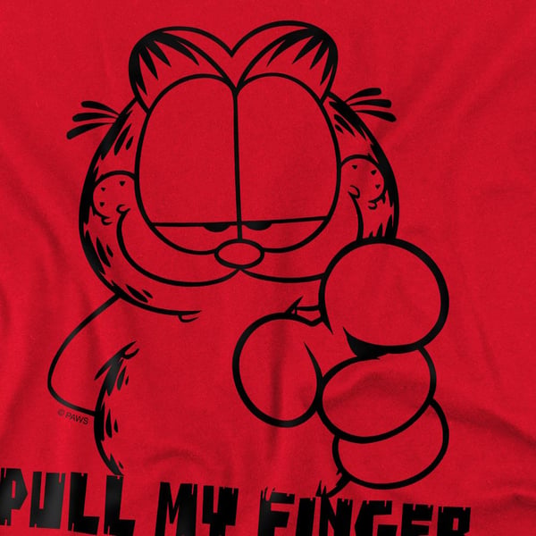 Garfield miesten Pull My Finger -T-paita