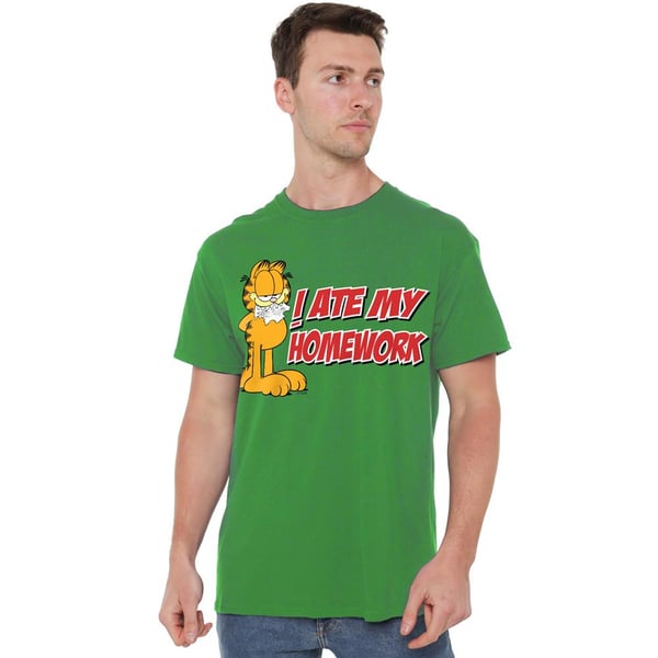 Garfield miesten T-paita I Ate My Homework