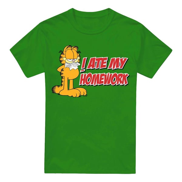 Garfield miesten T-paita I Ate My Homework Garfield miesten T-paita I Ate My Homework