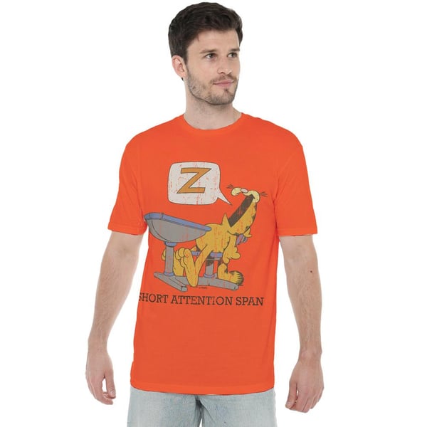 Garfield Mens Attention Span T-Shirt