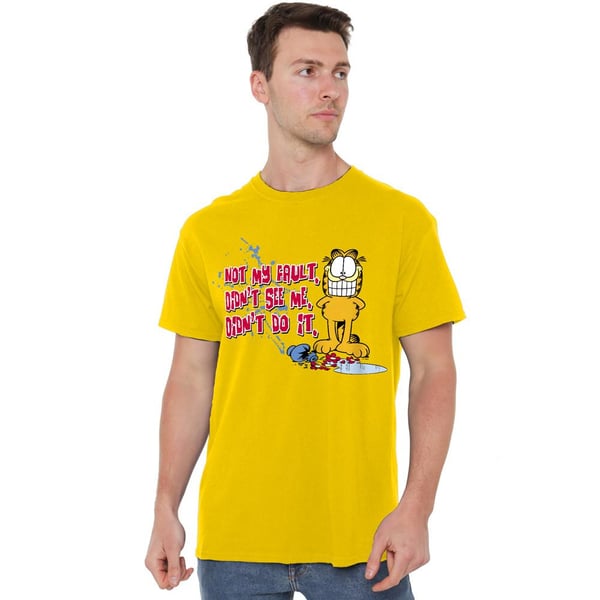 Garfield miesten T-paita \"Not My Fault\"