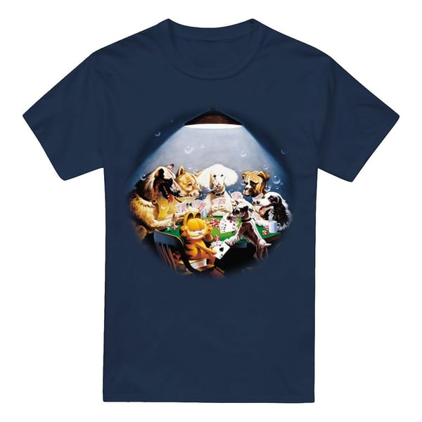 Garfield Mens Playing With The Big Dogs T-Shirt