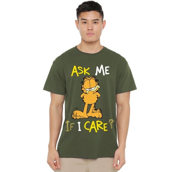Garfield miesten \"Ask Me If I Care\" T-paita
