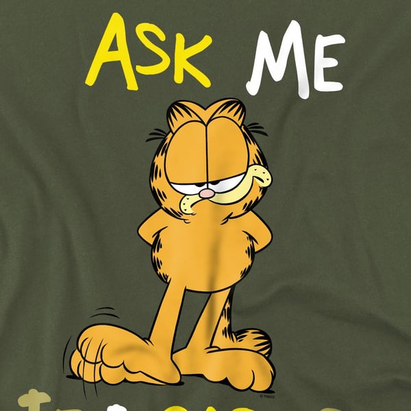 Garfield miesten \"Ask Me If I Care\" T-paita