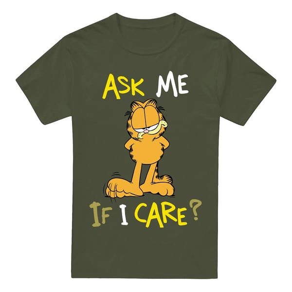 Garfield miesten \"Ask Me If I Care\" T-paita Garfield miesten \"Ask Me If I Care\" T-paita
