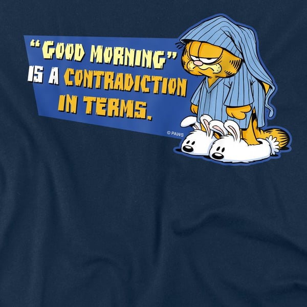 Garfield Mens Contradiction In Terms T-Shirt