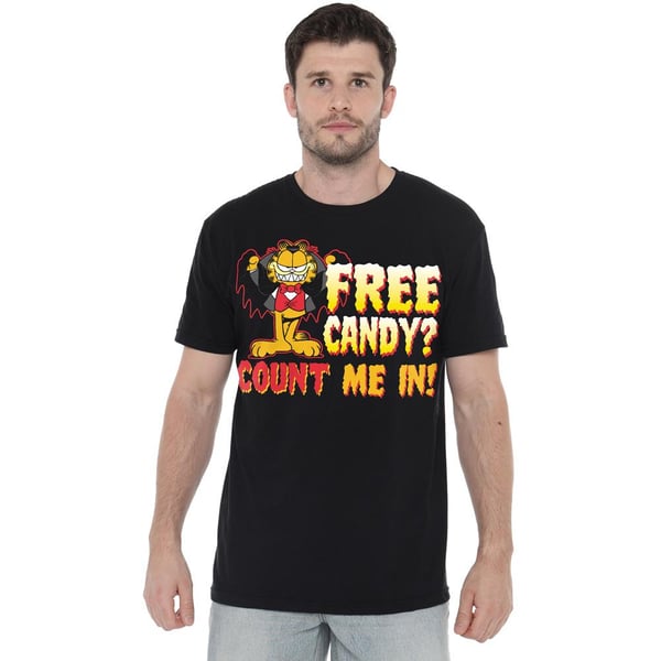 Garfield Mens Count Me In T-Shirt