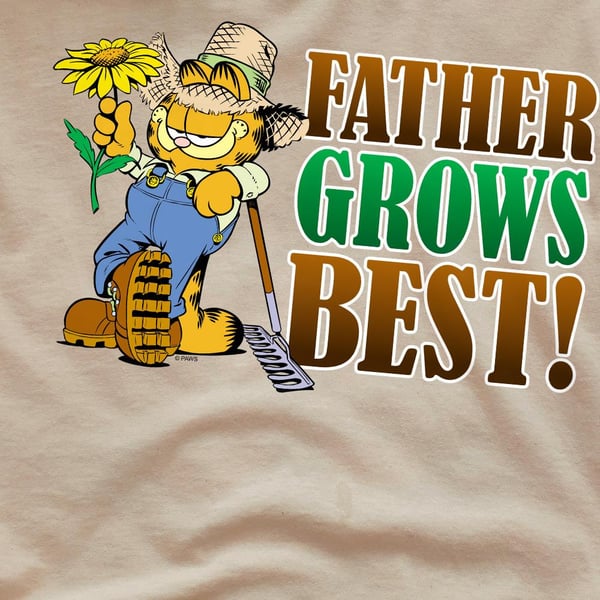 Garfield Mens Father Grows Best T-Shirt