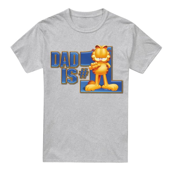 Garfield Mens Dad Is Number One T-Shirt Garfield Mens Dad Is Number One T-Shirt