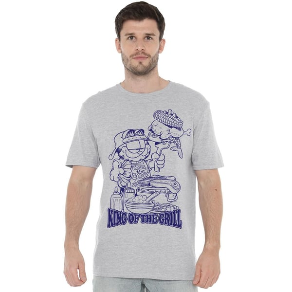Garfield Herr T-shirt King Of The Grill