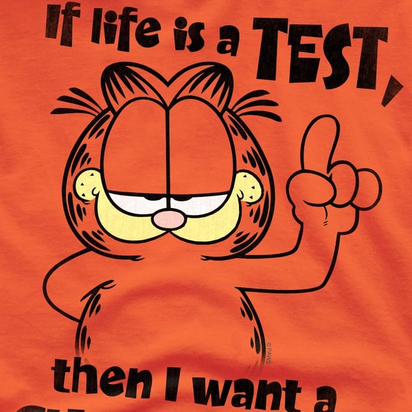 Garfield miesten huijauslappu T-paita