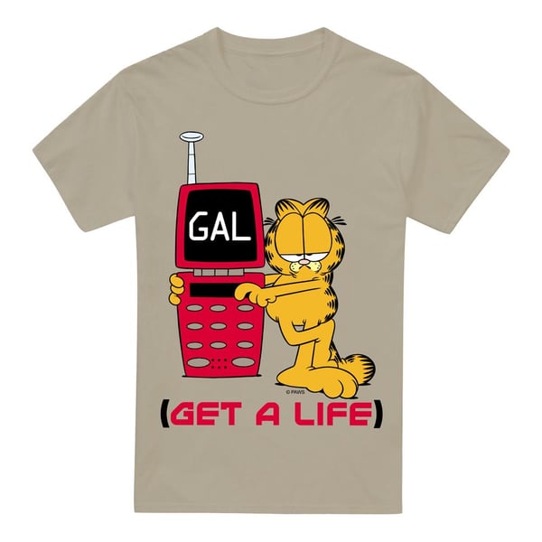 Garfield Mens Get A Life T-Shirt