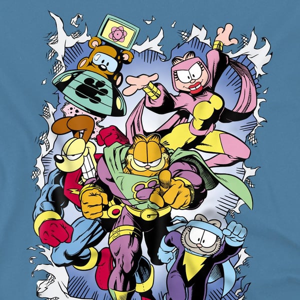 Garfield Miesten Ripped T-paita