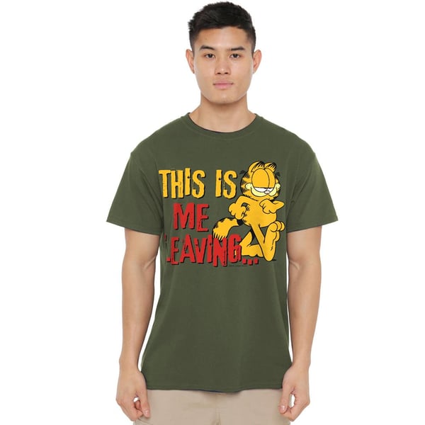 Garfield Herr T-shirt \"Leaving\"